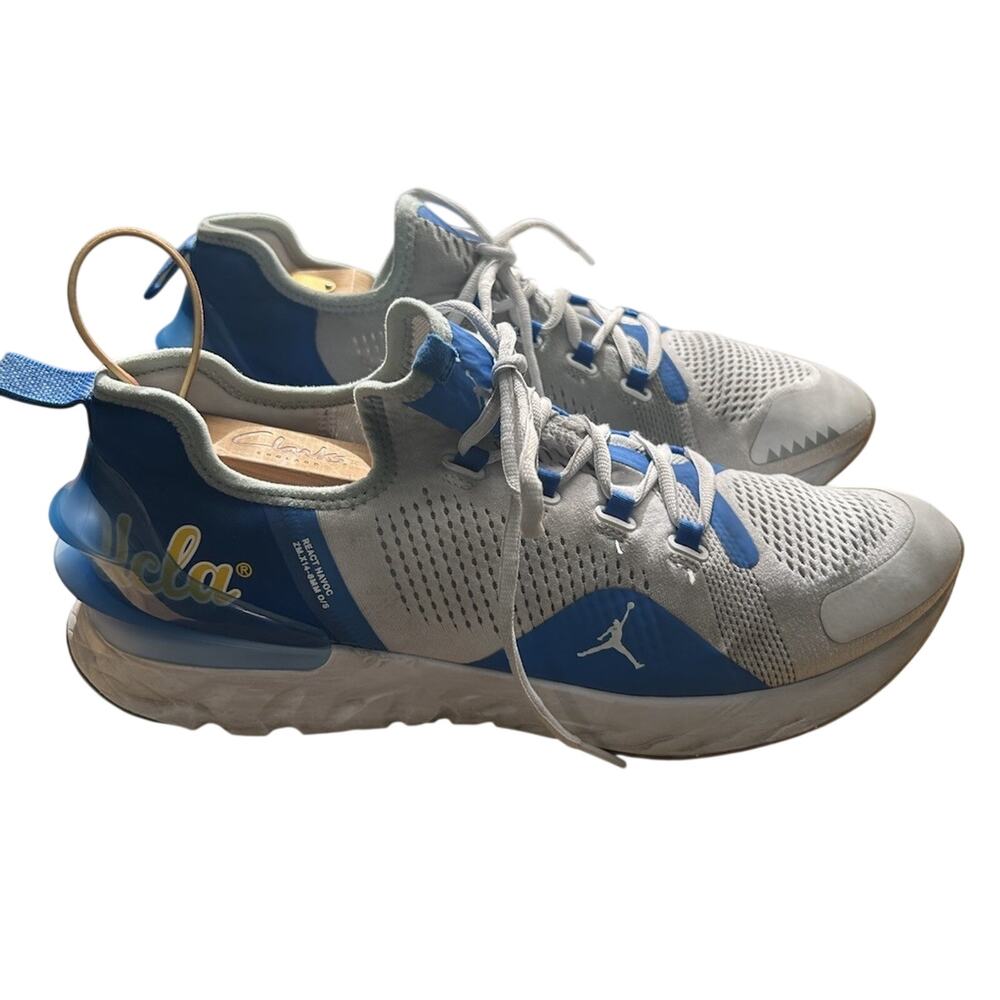 Nike Air Jordan React Havoc Mens 12 UCLA Bruins Blue Gray Training Running Shoes